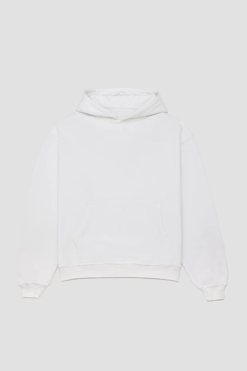 ARCHV Hoodie Core 01 in Off-White, front view