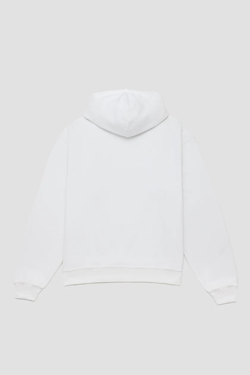 ARCHV Hoodie Core 01 in Off-White, front view
