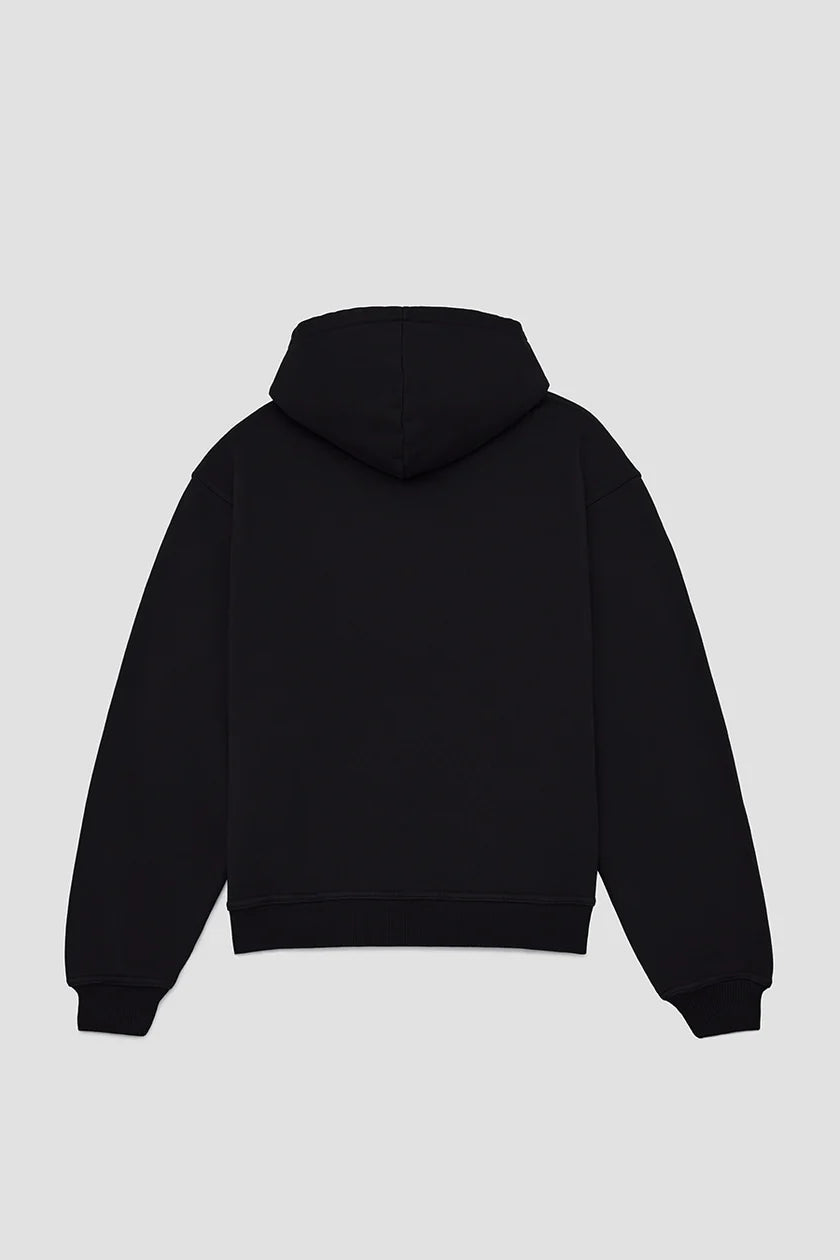ARCHV Hoodie Core 01 in Black, front view